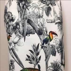 NWT Catherine Malandrino Tropical Pencil Skirt NWT